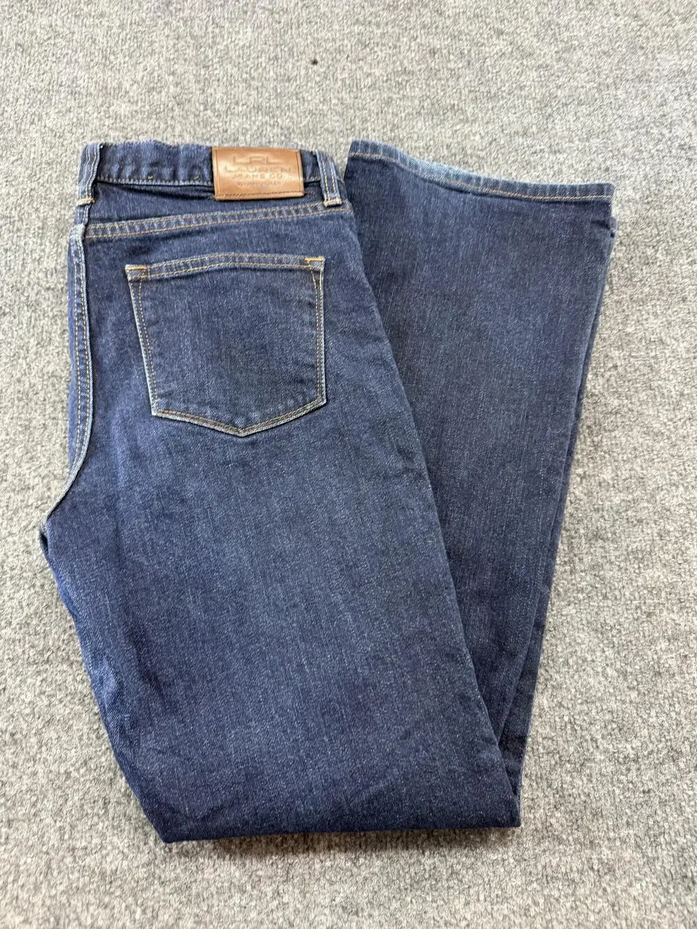 Lauren Ralph Lauren Jeans Womens 6 Blue Medium Wash Classic Bootcut Denim Pants